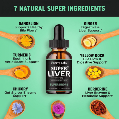 Super Liver - Triple Pathway Liver Detox Formula - Coreva Labs USA