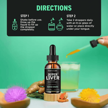 Super Liver - Triple Pathway Liver Detox Formula - Coreva Labs USA